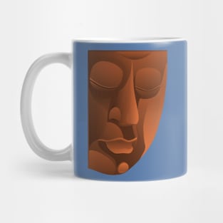 Brown Buddha Face Mug